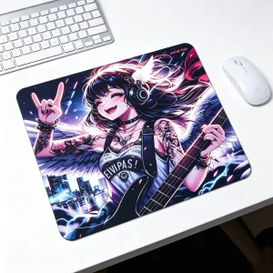Glass Mouse Pad Micro-Etched Surface Fast Precision Control for CS2 E-Sports Gaming