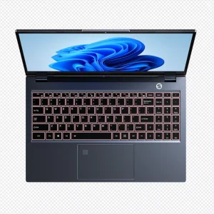 Gray 15.6 Inch Windows 11 Laptop Intel Core i7 8GB RAM 512GB Backlit Keyboard for Business