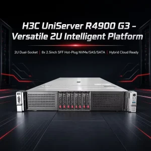 H3C 4900 G3 Rack Mounted 2U High Performance Server with 8 Drive Bays China Origin in Stock