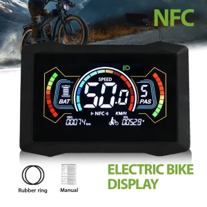 H7C [Haytrix] IP67 Waterproof Durable Adjustable Bike Computer TFT Display for Electric Bike Road Bike Fatbike Bicycle