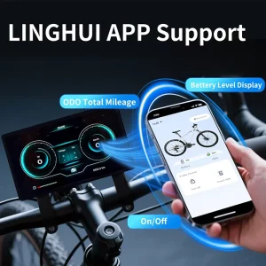 H8 Bike Conversion Kit TFT Display Road Bike V20 Screen EBike Speedometer Bicycle Computer Bike Accessories Waterproof