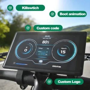 H8 Electric Cycplus Thelates Bicycle Computer Screen Projection Navigation Digital Stopwatch Speedometer for Ebike Accessories