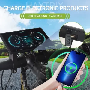 H8 [Haytrix] Mountain Electric Bicycle Assembly Parts Waterproof 24V Aluminum Frame Disc Brake Speedometer Bike Computer Ebike