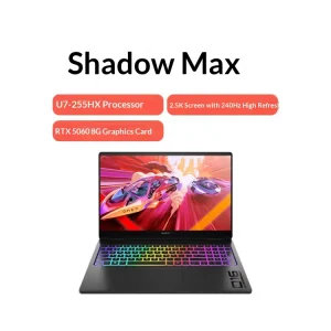 HPs Omen Max Ultra 16″ Gaming Laptop Intel Ultra 7 255HX RTX 5060 32GB 1TB SSD Black High Performance E sport Notebook