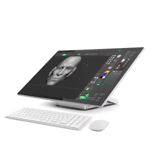 HUILAN Factory 27 Inch 4K All in one Desktop PC Intel Core I7 16GB DDR4 512GB SSD GTX 1060 Touchscreen Win 10 11