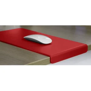 Handmade Custom Logo High Quality Smooth Leather Mouse Pad Minimalist Fashion Anti Slip Gaming Mouse Mat