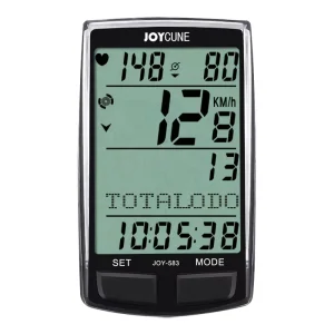 Heart Rate Monitor Bike Computer Wireless Bicycle Speedometer Odometer Outdoor Indoor Exercise