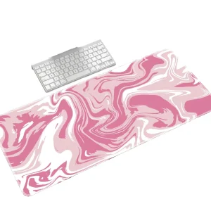Heated Gaming Mouse Pad Waterproof Rubber Fabric 800x300mm CMYK Sublimation Printing