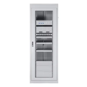 Heavy Duty 47U Steel Server Rack Cabinet 19 Inch 800kg Static Load IP45 Protection Floor Standing Data Center Network Stock