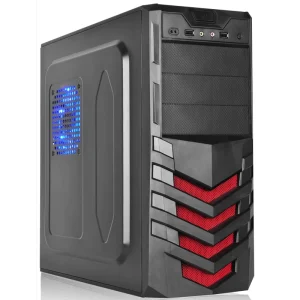 High Air Flow Mid Tower Portable Pc case Office Gaming Computer case with Screen