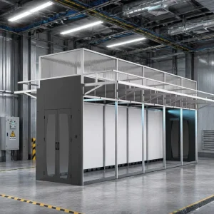 High Density Cold Hot Aisle Containment for AI Data Center High Power Server Rack Thermal Control Infrastructure