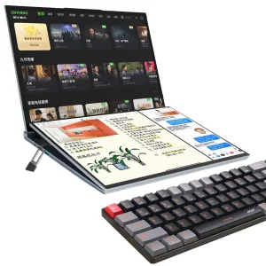 High End 16+16inch Dual Screen Laptop Portable Pc OEM Gaming Laptop 8 12 Core I5 I7 Max RAM 64gb+4tb Business Notebook Computer