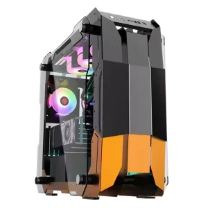 High End Mid Tower Aluminum Alloy Gaming PC Case Computer Cabinet in Stock