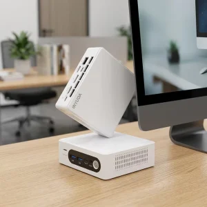 High Performance Industrial Mini PC Intel Core N150 32GB DDR4 512GB NVMe SSD USB3.2 LAN Win11 4K Gaming Office Desktop