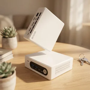High Performance Intel Core N150 Mini PC 32GB DDR4 512GB NVMe SSD USB3.2 Gigabit Ethernet Win11 Pro 4K Gaming Office Desktop