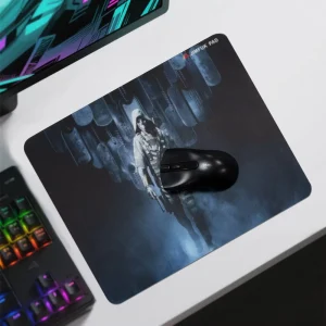 High Precision Gaming Glass Mouse Pad 1 4mm Thickness Micro Etched Surface Anti Fingerprint Easy to Clean Factory