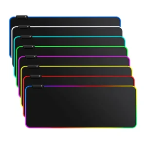 High Quality Custom RGB Mouse Pad 800x300mm Non Slip Mauspad Large LED Light up Mouse Pad Waterproof Gaming Keyboard Pad