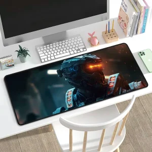 High Quality Eco friendly Natural Rubber Base Custom Logo Large Sublimation Gaming Keyboard Mouse Mat 600x300x3mm