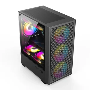 High Quality Micro ATX PC Gaming Case Mid Tower Computer Case Gaming Side Panel Window PC Chassis