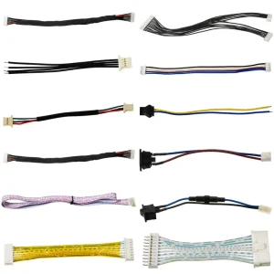 High-Speed LVDS FFC Flat Flexible Cable Wiring Harness 30/40 Pin Industrial LCD Display Touchscreen PBT/PVC Computer Motorcycle