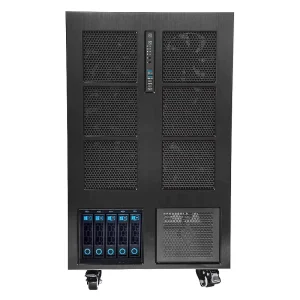 Hot Sales 4GPU 5Width Full Tower Deep Learning Server Case EATX 5Bays Liquid Cooling Fan Game Chassis Standard Power Stock
