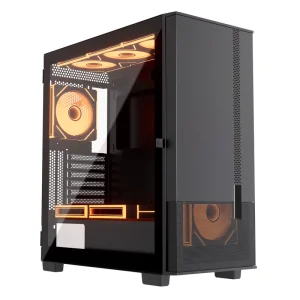 Hot Sales Full Tower Desktop PC Case OEM EATX Gaming SPCC Material Computer Case with Mesh and Glass Side Panel