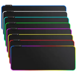Hot Sell Customizable Rubber Gaming Mouse Pad 800x300mm 3 4mm Thick RGB Lighting Non slip Material Wireless Charging 5W CE