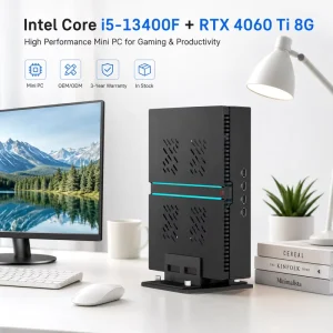 I7 14700F RTX 4060Ti 8G Gaming Mini PC DDR5 64GB WiFi 6E BT 5.3 Mini Computer With 2 HD 2 DP for Business Office Use PC Mini Pcs