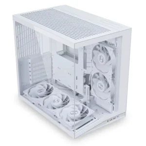 IE200 Full Tower Black and White Gaming PC Case with EATX/ATX/Micro ATX/ITX Compatibility