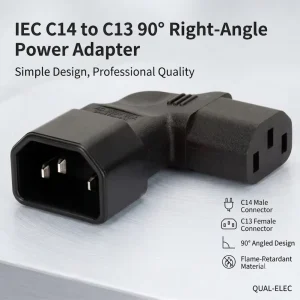 IEC320 C13 to C14 Power Adapter PDU UPS Converter 10A 250V 3 Pin Male to Female AC Socket Connector Server Rack Mains Plug