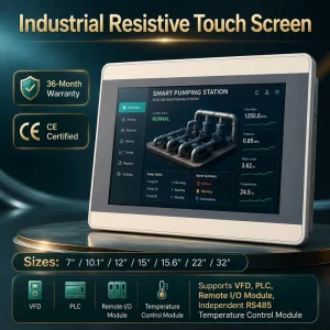 IP65 4.3 Inch Industrial HMI Touch Screen Panel Waterproof