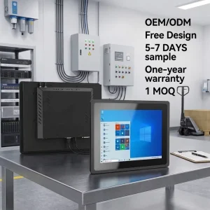 IP65 Waterproof Industrial Touchscreen Panel PC for Wall-Mount Automation