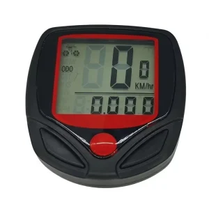 IP66 Waterproof Wireless Road Bike LCD Computer with 2.4-Inch Screen, Speedometer and Handlebar Mount