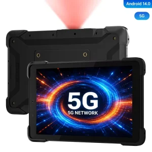 IP67 Waterproof Android 5G Industrial Tablet Octa-Core 2.4GHz 128GB ROM 8GB RAM High-Brightness Display NFC Scanner