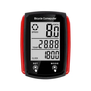 IPX6 Waterproof Wired Bicycle Computer with Sensor, Odometer, and Touch Screen