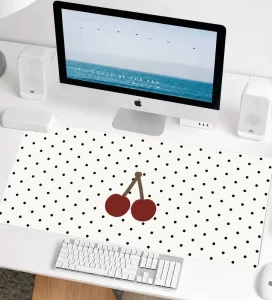 Impact Resistant PVC Mouse Pad Strong Desk Mat for Busy Office Setup Computer Supplies