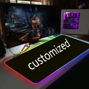 In Stock Model 003 Large RGB Gaming Mouse Pad Rubber Waterproof 4mm Thickness Luminous Printing Customized Color Logo