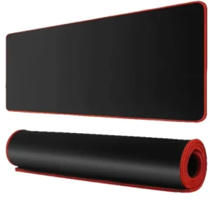 In Stock Solid Black Custom Large Mouse Pad Business Minimalist Cross Border for PC Office Laptop Gaming Desk Mat