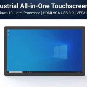 Industrial All in One Touchscreen PC Windows 10 Intel 21.5 Capacitive Touch Computer for POS Retail Warehouse Kiosk