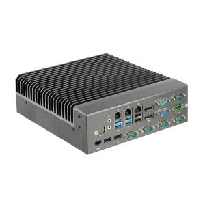 Industrial Computer with 6 USB 3.2 Ports and 3 M.2 Slots for Industrial IoT Edge Computing