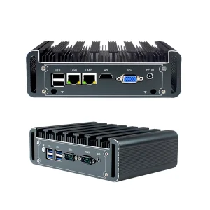 Industrial Desktop Mini PC Fanless Firewall PC 11th Gen Core i3-1115G4 i5-1135G7 Processor