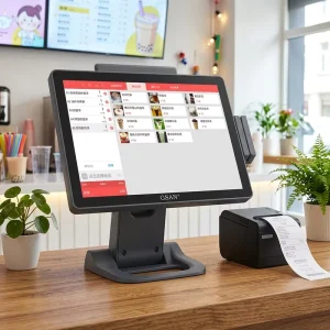 Industrial Grade Panel All in One Touch Pos Systems Cash Register Supermarket Waterproof Point of Sale Terminal