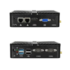 Industrial Mini PC Dual LAN X86 Celeron N2840 2-Core Low-Power Mini Computer Workstation Windows 10/11 Server