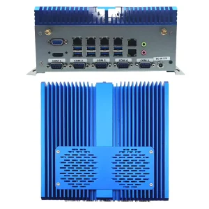 Industrial Pc Manufacturers with DC 12V 19V 2*SO DIMM DDR4 the 9th Generation Core I7 Fanless Industrial Mini Pc 210 X 210 X 65
