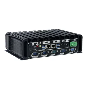 Intel Core I3 I5 Desktop Computer Mini Fanless Industrial Pc with 6 COM and 2 Lan