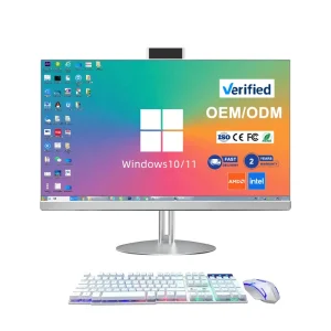 Intel Core I3 i5 i7 All in One Desktop Computer 23.8″ LCD Touch Screen Monitor New Home Use VESA Mounting