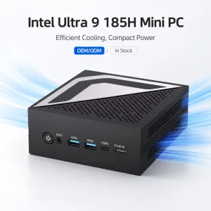 Intel Core Ultra 125H 155H 185H Mini PC Business Mini PC With DDR5 RAM Dual PCIe 4.0 SSD USB4 Windows Linux Office Use