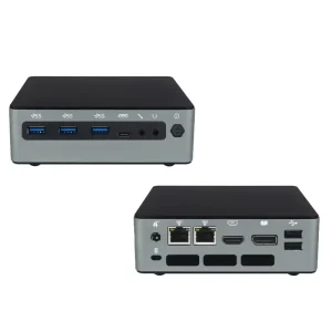 Intel Core i3 12th Gen Mini PC DDR5 4K Display Type-C DP AI Server Desktop Computer for Office