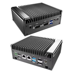 Intel I7-4600U Aluminium Industrial Mini PC Fanless Computer with Multiple COM Ports