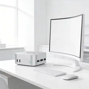 Intel N100 Mini Pcs 12GB RAM LPDDR5 M.2 SATA SSD 4k UHD Wifi 5 Windows 11Pro Home Office Desktop Mini Pc